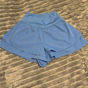 Women's Blue Athletic Shorts